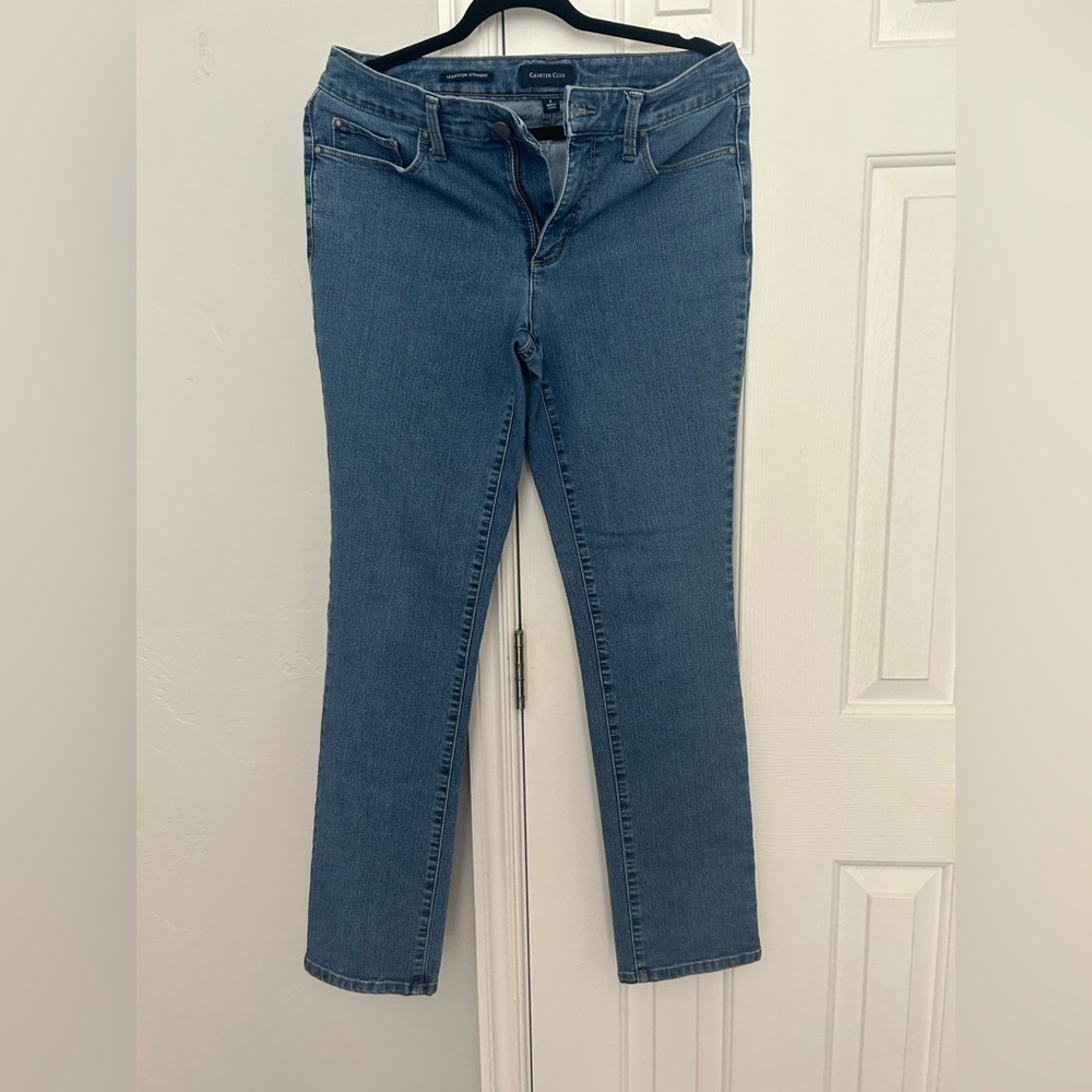 Charter Club Women's Skinny Jeans in Blue